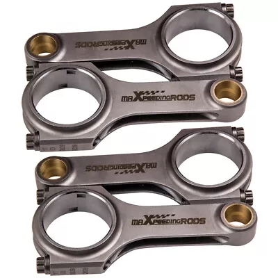 Forged Connecting Rod Rods For Mitsubishi 4B12 2.4L Engine ARP 2000 143.7mm • $377.76