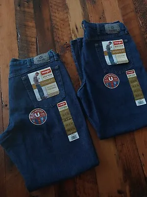  New Wrangler Five Star Relaxed Fit Jeans Men's 38x30 Lot Of 2  • $29.99