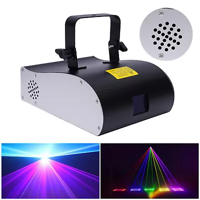 £218.01 • Buy RGB Full Color 1W 1000mW DMX 3D Animation Laser Projector DJ Stage Light Effect