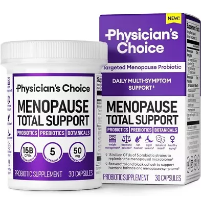 Physician's Choice Menopause Probiotic Supplement For Women 50 Mg (30ct) • $34.99