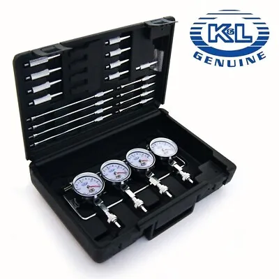 K&L Deluxe Carburetor Carb Synchronizer Vacuum 2inch Gauge Tool Sync 4 Kit Oem • $299.99