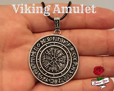 Viking Pendant - Norse Compass Amulet Shipped In Gift Box (Fast Shipping)  • $14.99
