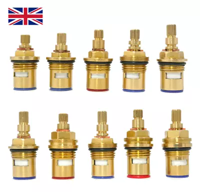 Replacement Tap Valves Ceramic Disc Cartridges Gland Quarter Turn 20 Teeth 1/2  • £5.99