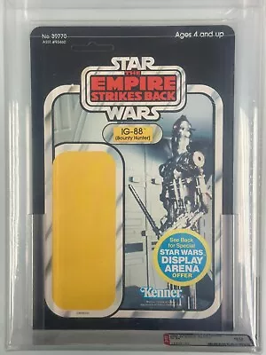1981 Kenner Star Wars IG-88 Empire Strikes Back 45 Back Proof Card AFA 80 • $234.50