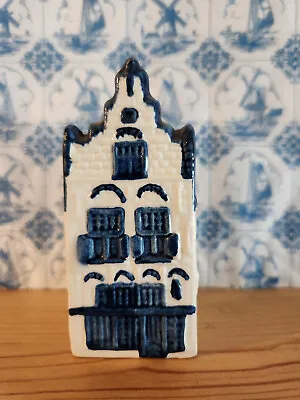 Vintage KLM Royal Delft Blue Holland House #20 Ashtray Edam Museum • $35