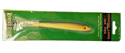 Vintage Rare Fishing Lure Ink Pen Hand Painted Finish Rivers Edge  • $13.95