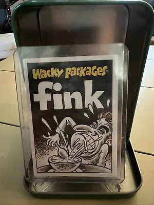2023 Wacky Packages ALL NEW SERIES SKETCH CARD Fink By JEFF DIONISE • $20
