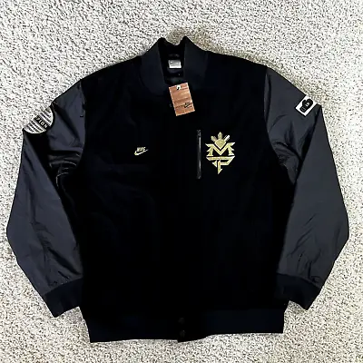 $1200 • Buy Manny Pacquiao Nike Destroyer Jacket Size XXL Black Bomber Rare Size Brand New