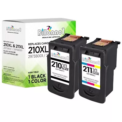 Combo For Canon PG-210XL (2973B001) CL-211XL (2975B001) Ink Cartridges • $21.95