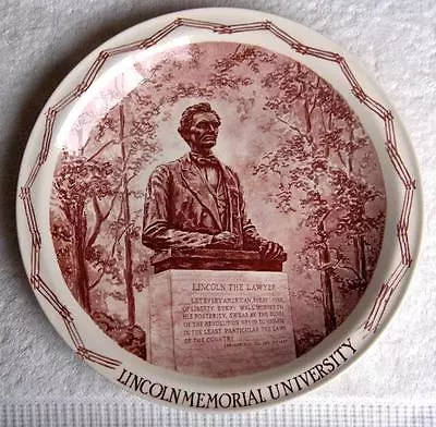 Vernon Kilns Lincoln University Collector Plate~Harrogate Tennessee~artist Sign • $24.99