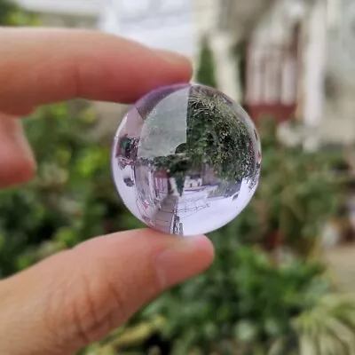 Ice Crack Crystal Ball For Water Fountain And Garden Ornament Glass Sphere 30mm • $7.99