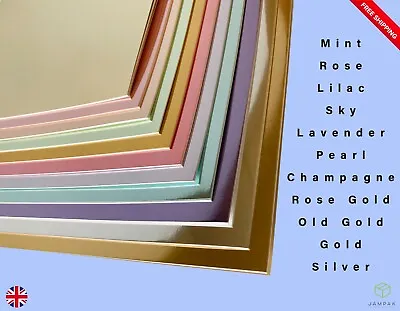 Mirror Card. Mixed Tint Light Colour Wedding Pack A4 280gsm High Quality • £4.82