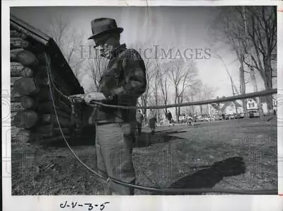 1969 Press Photo Quadruple Maple Syrup Production According To Vern Foft • $19.99