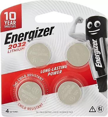 2032 Coin Battery Pack Of 4 • $19.27