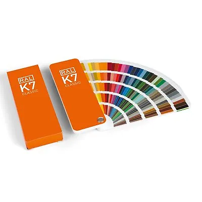 RAL K7 Color Chart 216 1 PACK Orange Cover With Standard Ral Colors Inside  • £36.34