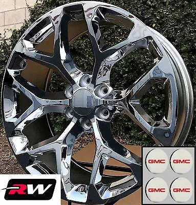 $2019 • Buy 24 Inch GMC Sierra 1500 OE Replica Snowflake Wheels Chrome Rims 24 X10  6x139.7