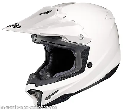 HJC CL-X7 Motocross Helmet White XXXXL 4X 4XL XXXX ATV Off Road • $159.99