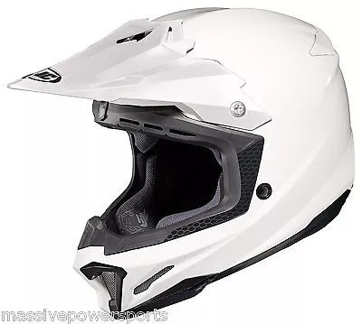 HJC CL-X7 Motocross Helmet White XXXXXL 5X 5XL XXXXX ATV Off Road • $159.99