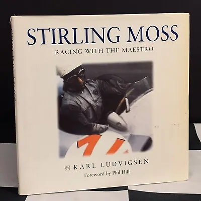 £75 • Buy Signed Stirling Moss & Karl Ludvigsen Racing With The Maestro Book Gp F1 Lotus