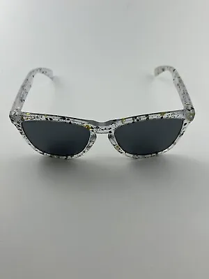 Oakley Frogskins Splatter Clear Prizm Black Iridium OO9013-G655 RARE • $99.99