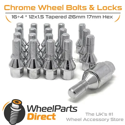 Wheel Bolts & Locks For Mercedes E55 AMG W210 98-02 On Aftermarket Wheels • $28.35