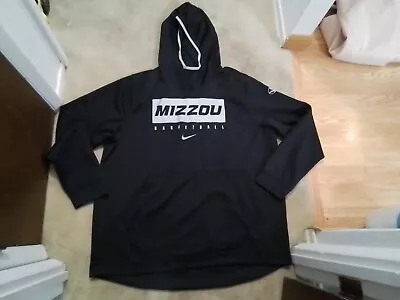 Missouri Mizzou Tigers Basketball Nike 2XL Hood Dri Fit Long Sleeved Sweatshirt • $19.99