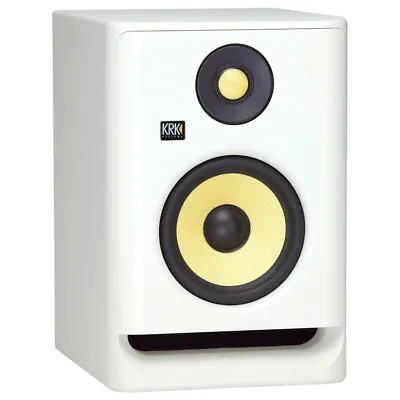 £194 • Buy KRK Rokie RP8 G4 8  Professional Active Studio Monitor White Noise Inc Warranty