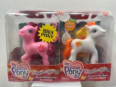 NIB My Little Pony G3 Butterfly Island Beachcomber & Citrus Sweetheart 2 Pack • $33.24