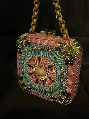 Elegant Vintage Purse Covered In Beautiful Gems .New • $45