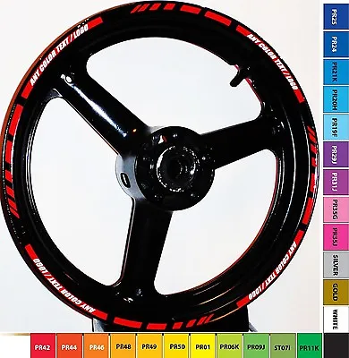 Motorcycle Rim Stripe Wheel Decal Tape Sticker Gsxr 600 750 1000 Hayabusa Katana • $23.99