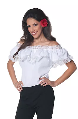 Spanish Dancer Senorita Blouse Adult Costume • $17.48