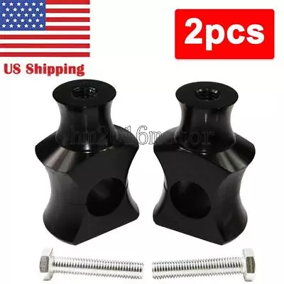 1'' Universal Handlebar Mount Riser For Honda Shadow VT 750 VTX1300 • $31.60