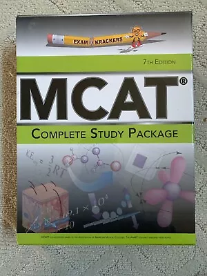 MCAT Complete Study Package 7th Edition By Exam Crackers 5 Book Set/ 1Exam Prep • $15.99