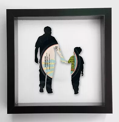 Father And Son - Cat Stevens - Silhouette Original Framed Vinyl Record Art 1970 • $80.92