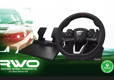 Xbox X|S Xbox One Steering Wheel Racing Gaming Simulator & Pedal Set Windows 10 • $169.89