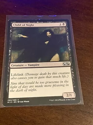 Magic The Gathering 2015 Child Of Night • $1.25