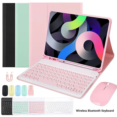 $18.99 • Buy Smart Case Keyboard & Mouse For IPad 10/9/8/7/6th Gen Air 4th 5th Pro 11  Inch