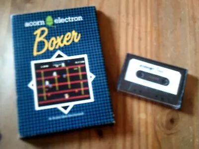 Boxer For Acorn Electron - Tested & Working Vintage Cassette In Big Box • £6.99