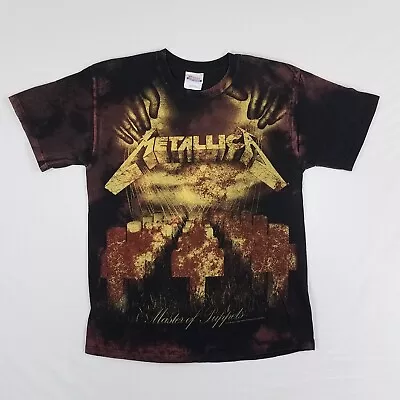 Metallica Master Of Puppets T-Shirt M Concert Band Album Double-Sided 2010 (80s) • $25