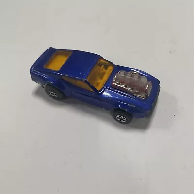 Matchbox Superfast Mustang Piston Popper - Metalic Blue • $9.44