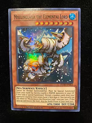 Moulinglacia The Elemental Lord NM FLOD LTD Flames Of Destruction Yugioh • $0.99