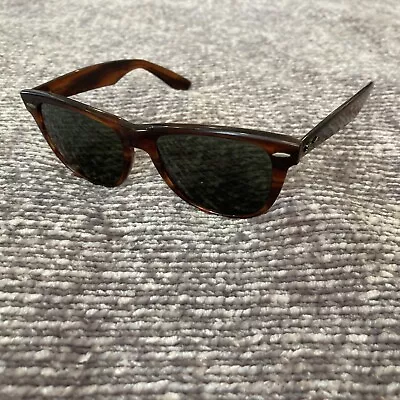 VGC Vintage Ray-Ban Wayfarer 2 B&L  Tortious Sunglasses Bausch Lomb 54mm BL II • $85