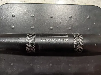Niner Bikes Black Aluminum 31.8mm X 710mm X 9* Sweep Flat Handlebar • $19.95