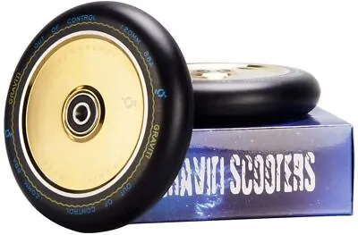 GRAVITI 1 Pair 120mm Pro Stunt Scooter Alum Hollow Wheels With ABEC 9 Bearings • $27.99