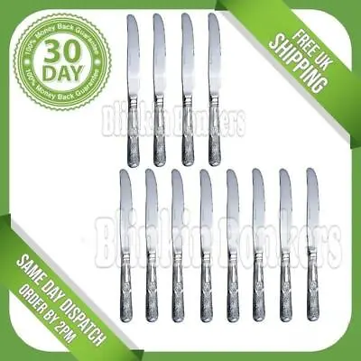 £17.39 • Buy Set Of 12 Kings Pattern Dinner Knives Quality Design Catering Grade Cutlery Uk