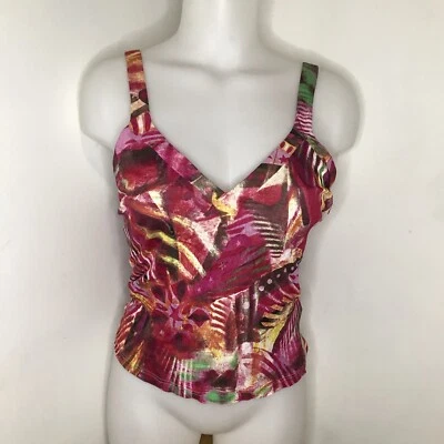 $41.85 • Buy Versace Jeans Couture V-Neck Tank Top Women’s Medium Pink