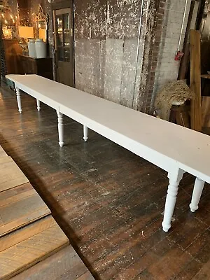 15 Foot Antique American Farm Table Pennsylvania  • $2500