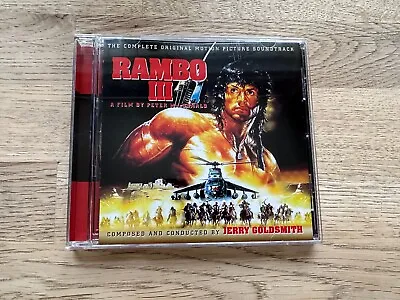 Rambo III Complete Remastered CD - Jerry Goldsmith - Ltd Edition - Intrada • £32