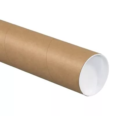 Mailing Tubes With Caps 4 L X 30 W 12-Pack | Cardboard Tube Mailer For Post... • $78.73