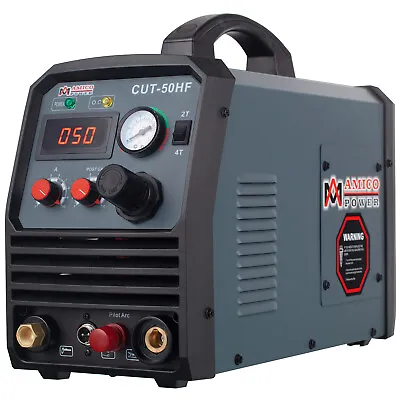 AMICO CUT-50HF 50 Amp Non-touch Pilot Arc Plasma Cutter 100~250V Wide Voltage • $297